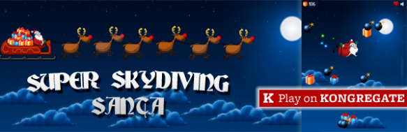 Banner Blog Super Skydiving Santa